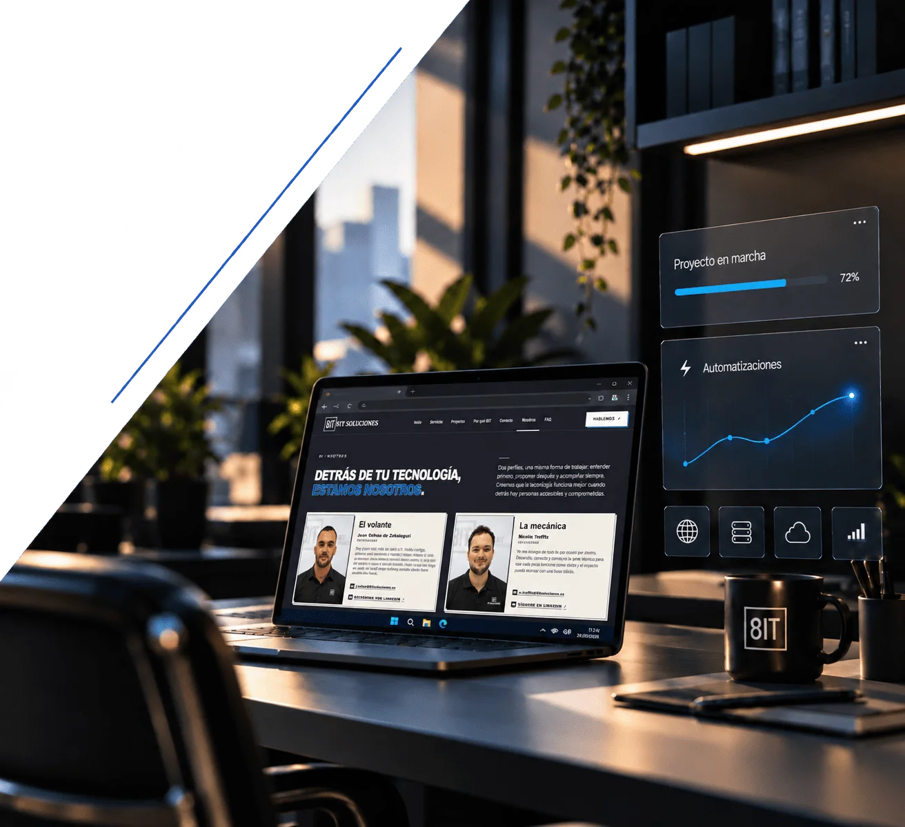 Infraestructura y servidores de 8iT Soluciones